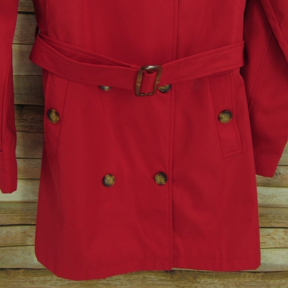 Creatmo Us Double Breasted Red Spring Coat M - image 2